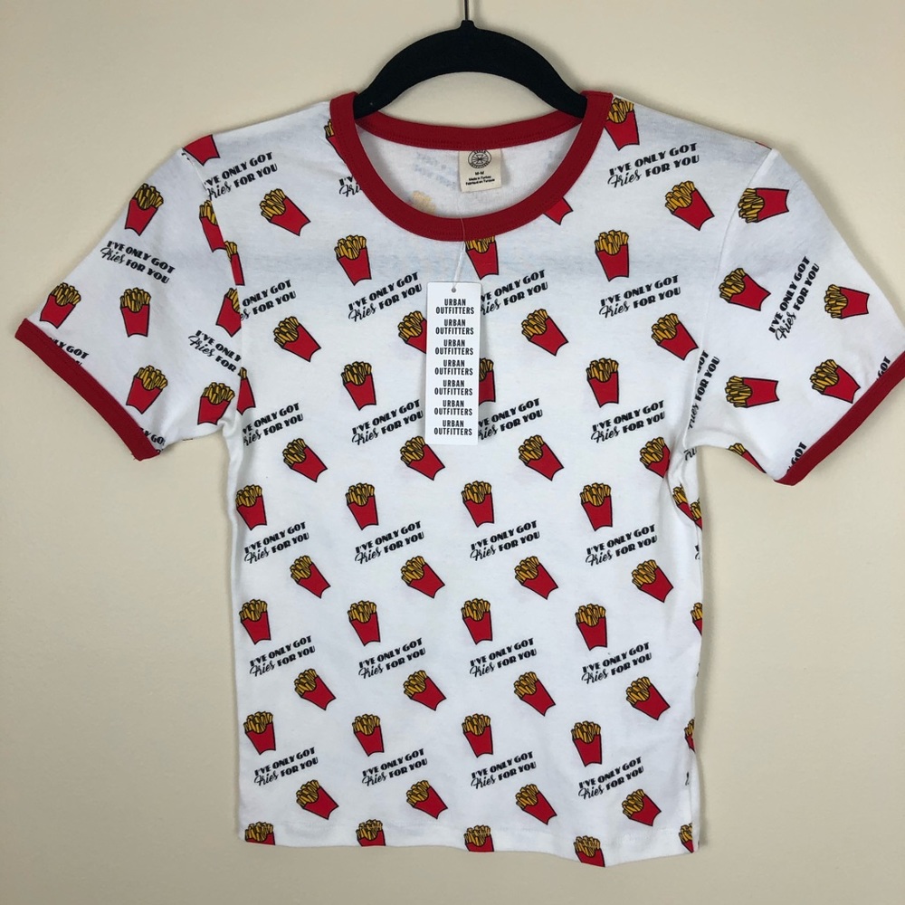 Urban Outfitters Fries Allover Tee